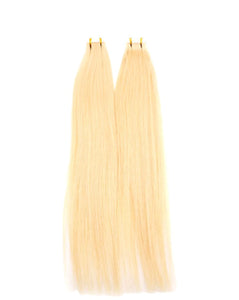 Raw Blonde Straight Tape In Extensions